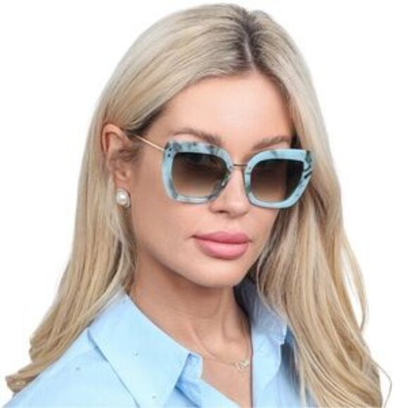 Isabel Marant IM 0083/G/S 02IK HA Sunglasses Havana Butterfly Frame,Brown Lenses main image 5